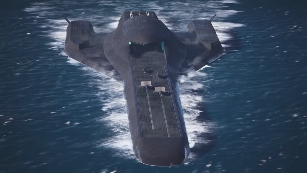 America Planned Submarine Aircraft Carrier | Geography Scout