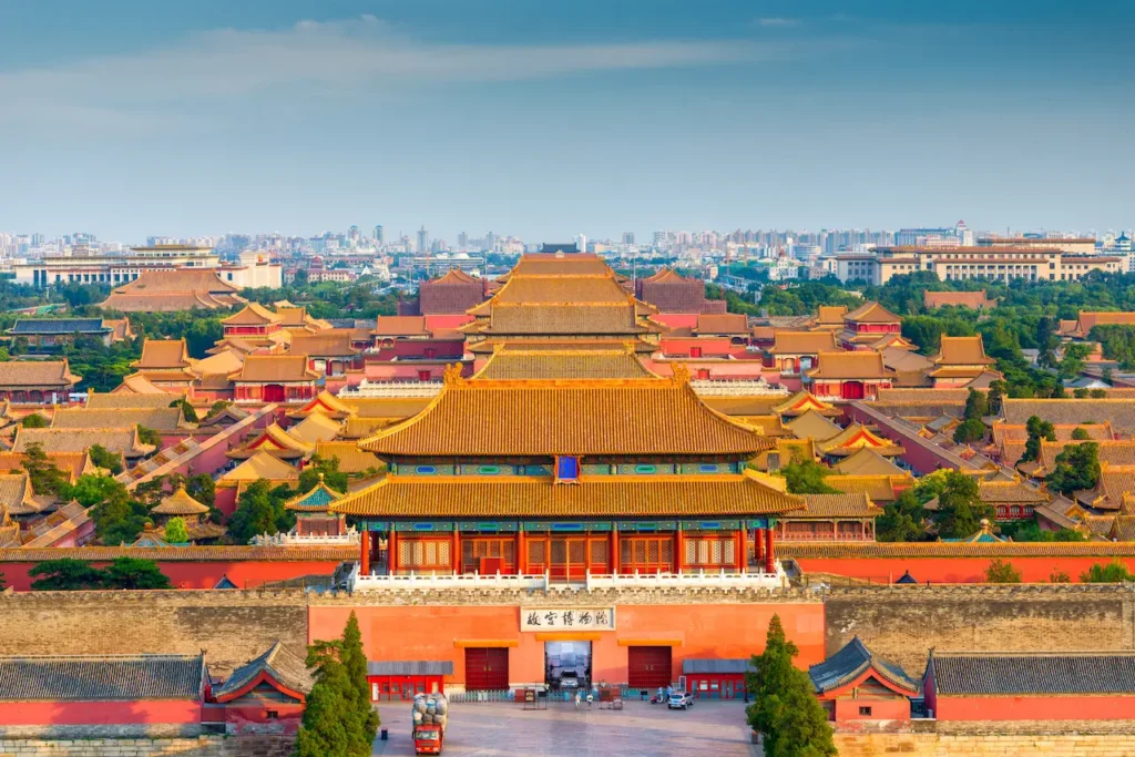 Aerial View of the Forbidden City 