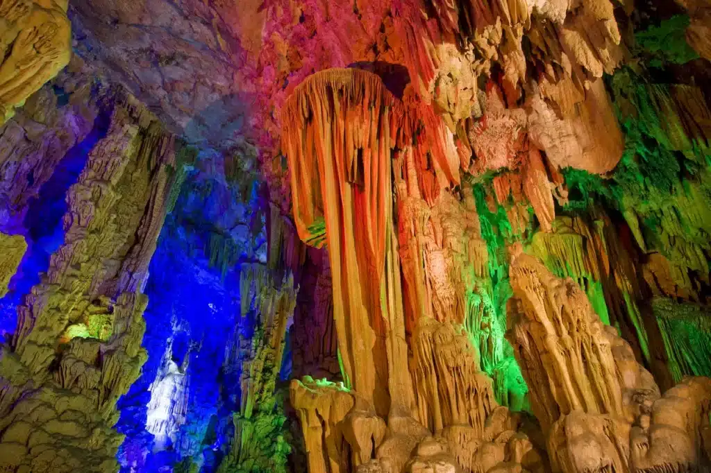 The Reed Flute Cave Guilin Guangxi China