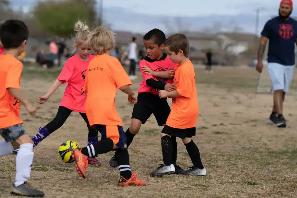 Kids Playing Football Soccer Programmes