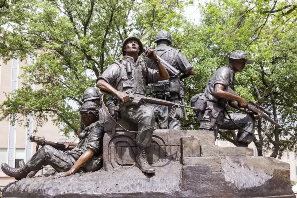 The Vietnam War Memorial Statue