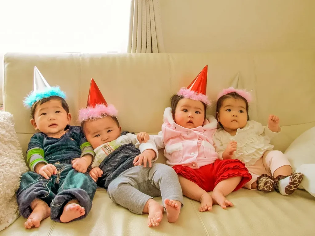 4 Babies A Second Apart