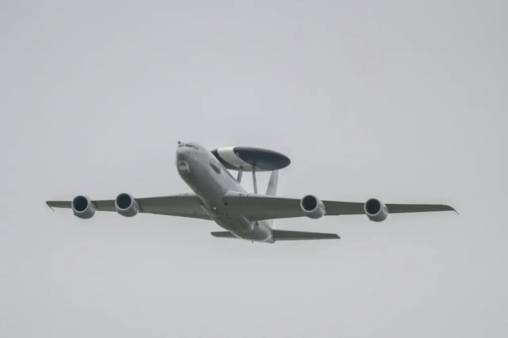 An Airborne Warning and Control System Aircraft 