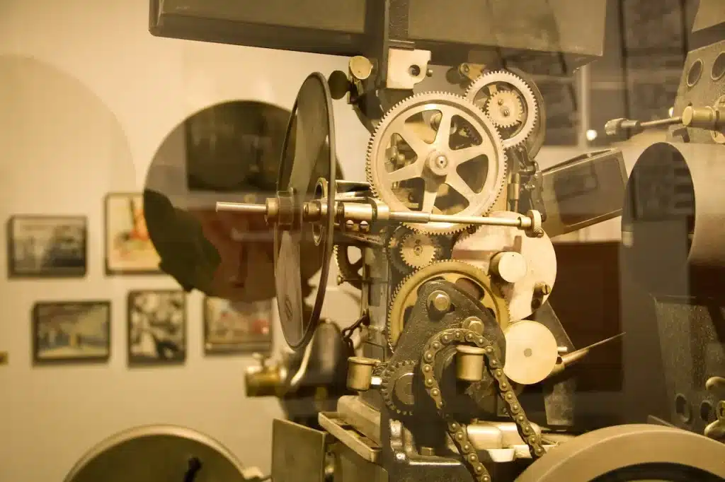 An Old Video Camera that is used in Old Movies