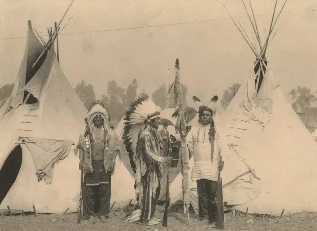 Members of the Sioux Tribe from the Great Plains
