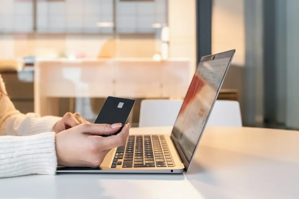 Online shopping using an ATM card 