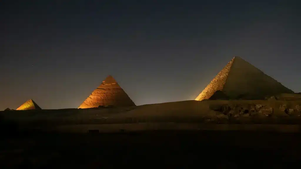 Pyramids in a Desert