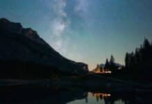 Cosmos Spacetime Odyssey: 036 Milky Way During Perseids Seen From Oeschinensee With Wa