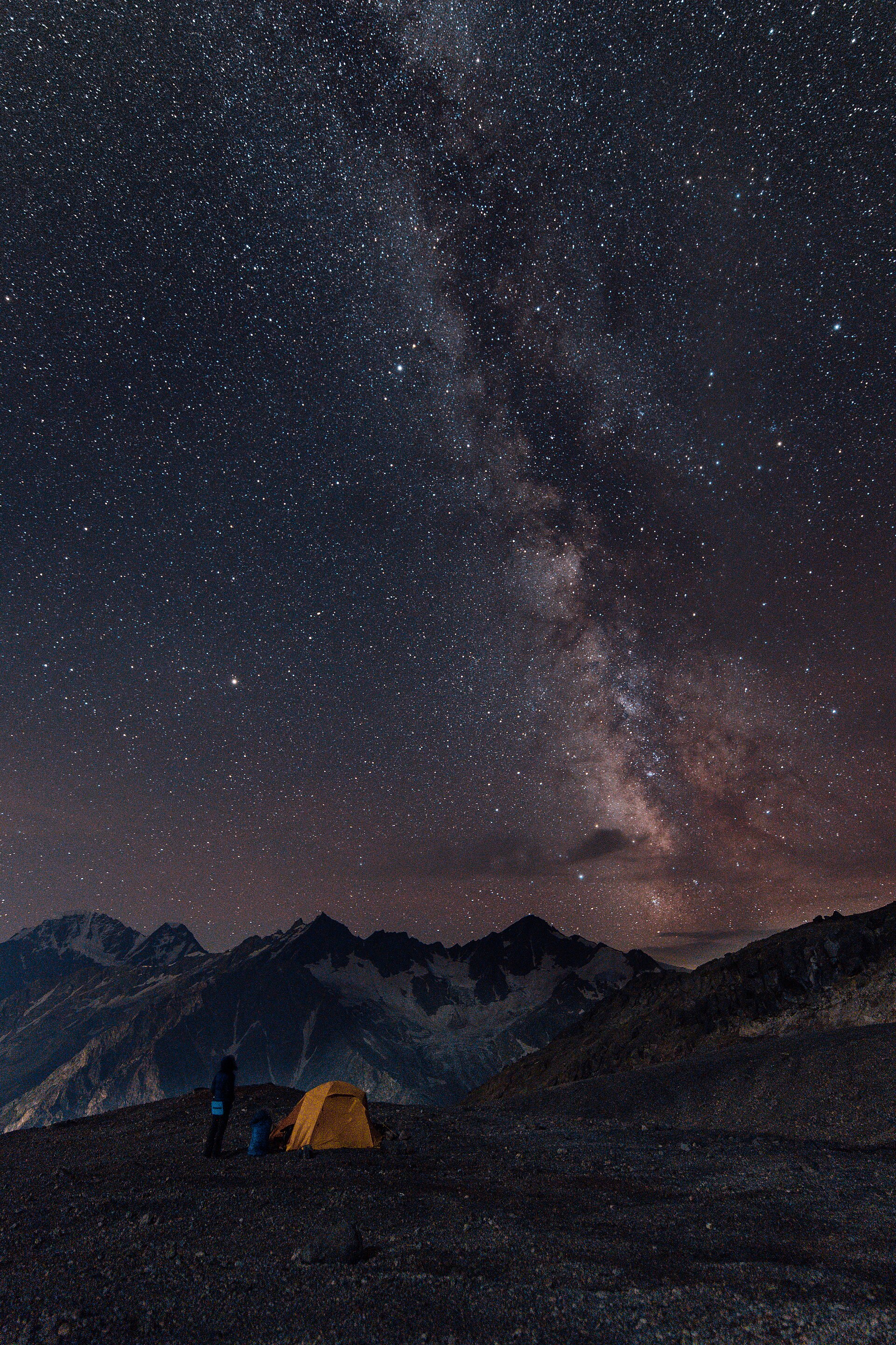 Cosmos Spacetime Odyssey: Milky Way In Elbrus Jpg