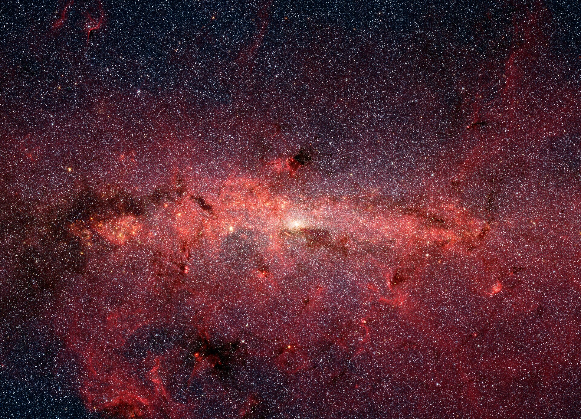 Cosmos Spacetime Odyssey: Milky Way Ir Spitzer Jpg